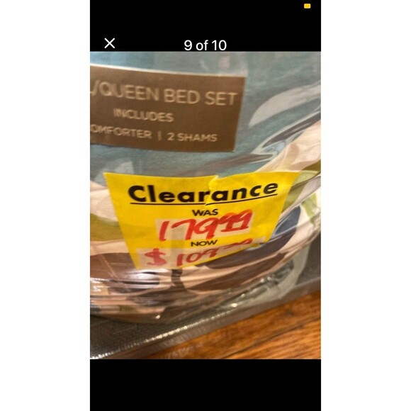 Orla Kiely Queen Hippy Mod Flower Comforter 2 Pillow Cases & 2 Throw Pillows NEW - Picture 8 of 9